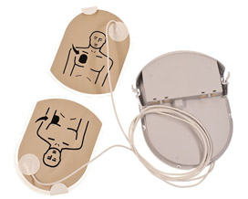 Combined Electrodes and battery PAD PAK for Samaritan PAD AED's